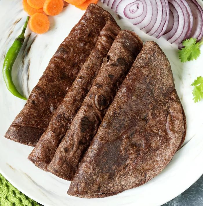 Ragi Rotti (Karnataka‑Style Flatbread)